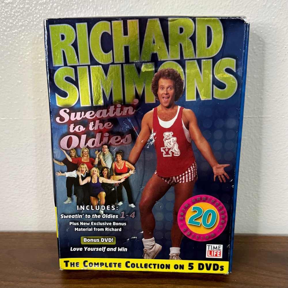 Richard Simmons Sweatin to the Oldies DVD Box 5-Disc Set